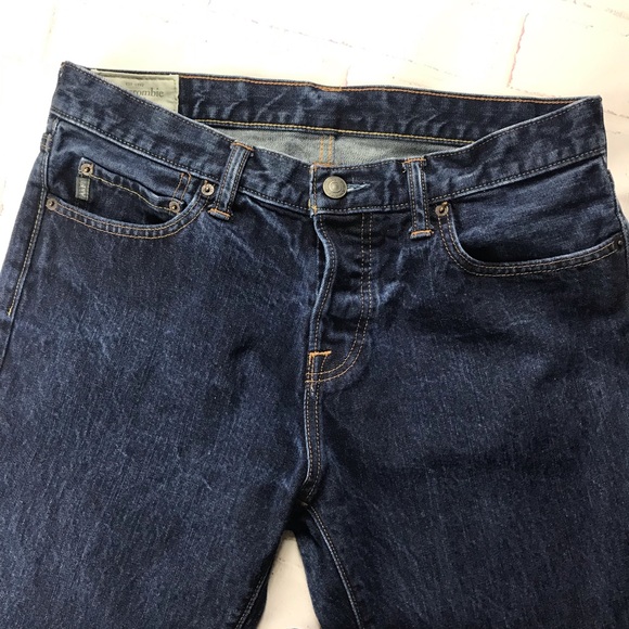 Abercrombie & Fitch: Mens Button Fly Classic Straight jeans size 33x32 - Picture 4 of 7